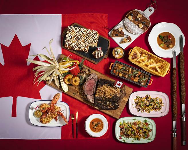 远东Café一开春即推出「加拿大美食嘉年华」主题美食活动继续挑逗饕客味蕾。（远东提供）