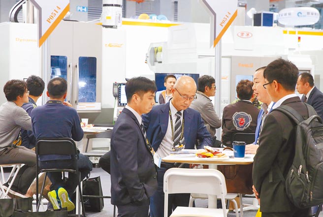 原訂今年3月的台北國際工具機展（TIMTOS）延後舉行，先以線上展覽登場；圖為2019年展出。圖／本報資料照片
