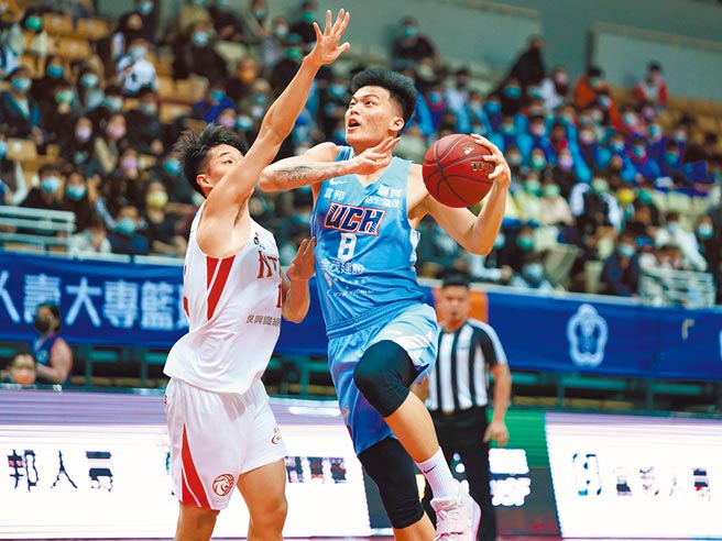 替補上陣的朱雲豪攻下全隊最高20分、6籃板，幫助健行科大痛宰台師大29分。（大專體總提供）