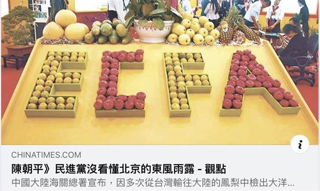 陳朝平》大啖鳳梨之餘，還得買工業產品？！（愛傳媒提供）