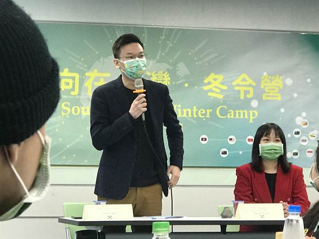 新南向台湾冬令营   林飞帆：培养台湾与新南向国家更紧密关系。（曾薏苹摄）