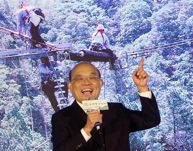 蘇貞昌說，政府盤點啟用全國戰備水井，希望能紓解水情。（范揚光攝）