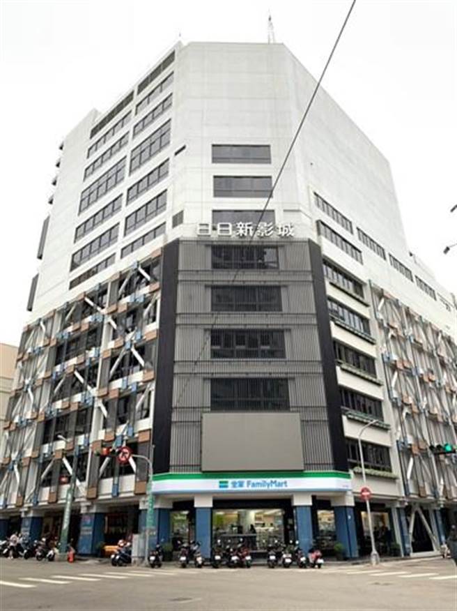 日日新戏院整建维护后。（台中市政府提供）