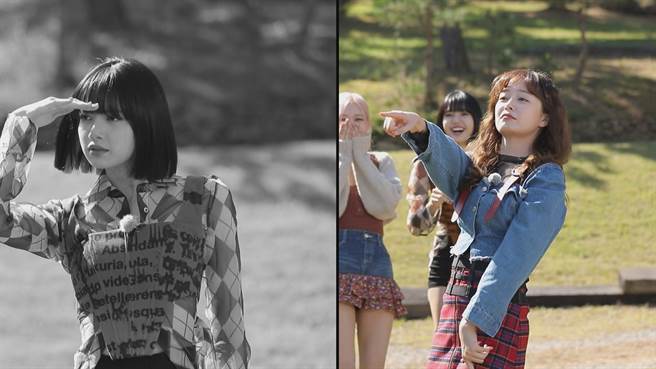 全昭旻模仿LISA经典计程车舞。(图／中天综合台提供)