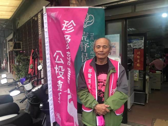 潘忠政强调环团之间没有所谓的内斗。(吕筱蝉摄)