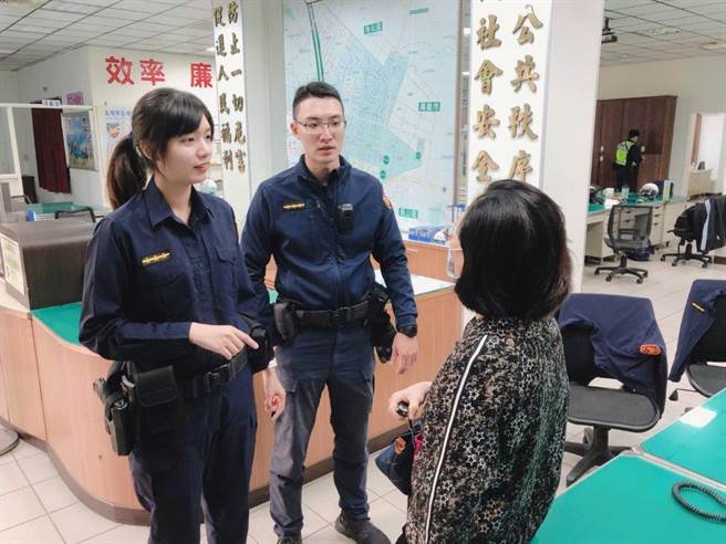 妇人接到诈骗电话，索性三民二分局阳明派出所警方及时阻诈，让她成功保住42万。（柯宗纬翻摄）
