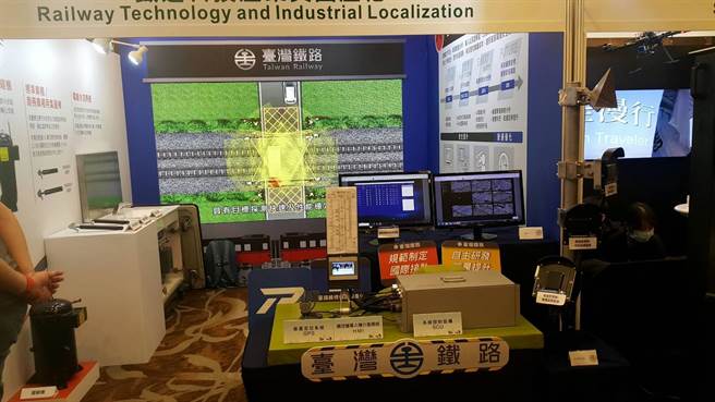 限速备援系统实体设备。（台铁局提供）