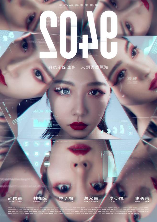 未來影集《2049》正式海報公布，警醒世人「科技不斷進步，人類仍然原始」勾勒全劇面貌。（瀚草影事提供）