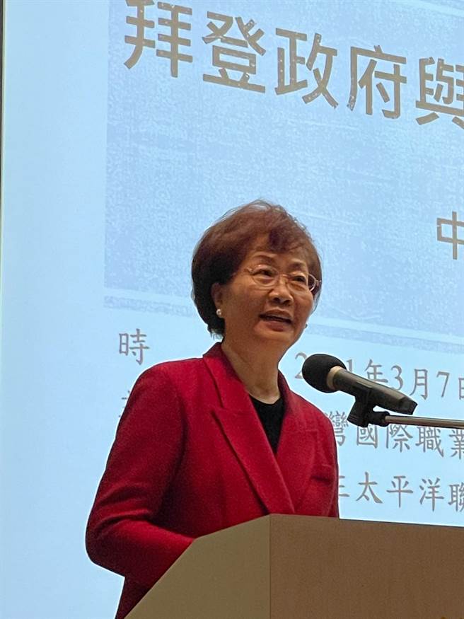 前驻美副代表裘兆琳。 (吴家豪摄)