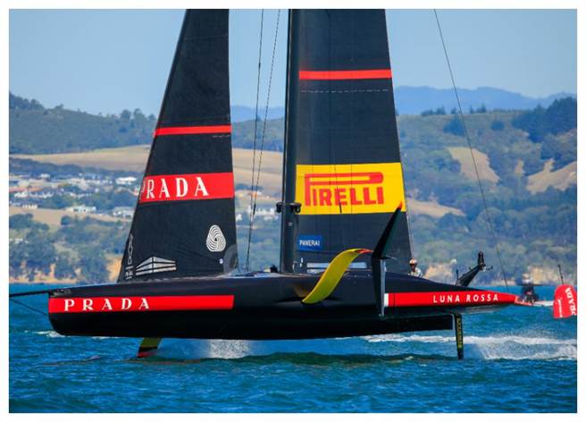 沛納海是Luna Rossa Prada Pirelli船隊的贊助商。（Panerai提供）