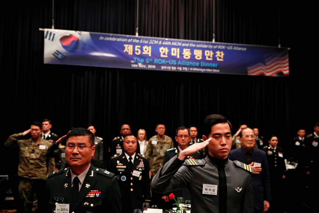 美韩两国官员今天表示，双边已针对最新防卫费分担达成原则性协议。图/路透(photo:ChinaTimes)