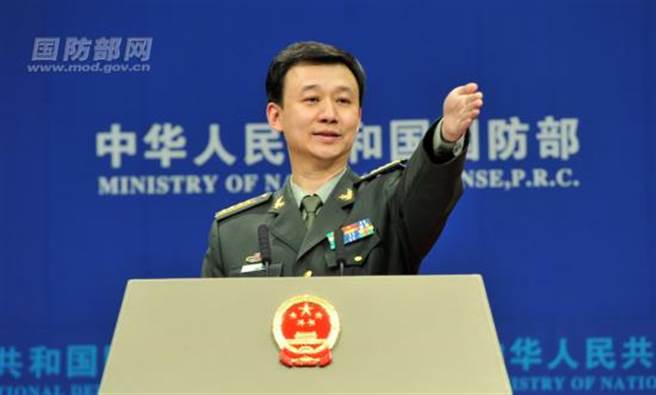 大陆国防部新闻发言人吴谦。（大陆国防部官网）
