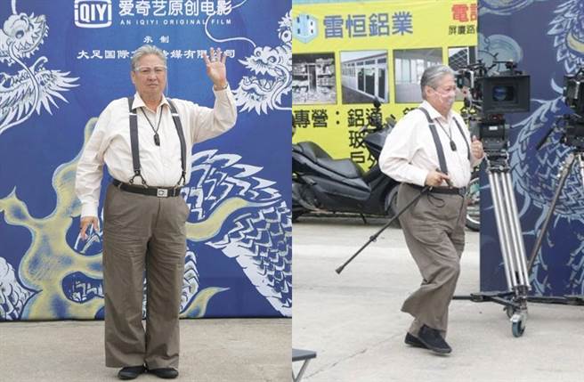 洪金宝出席电影《边缘行者》开镜仪式精神奕奕。(图／翻摄自东网)