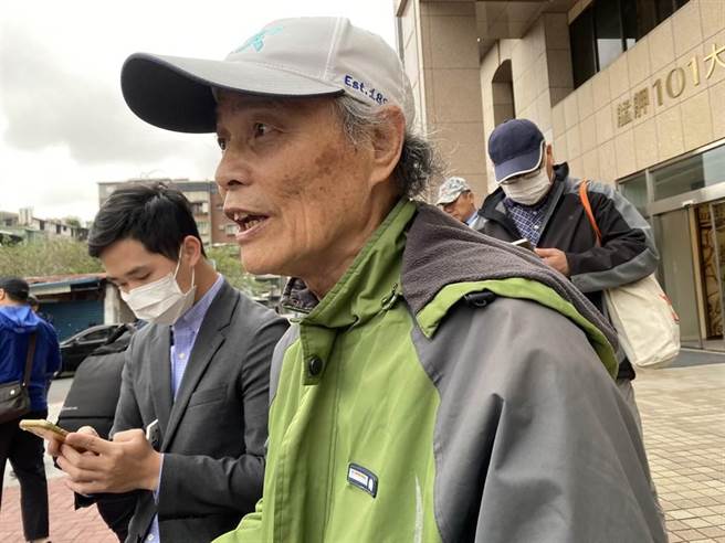 珍爱藻礁公投领衔人潘忠政。（图/李柏澔摄）
