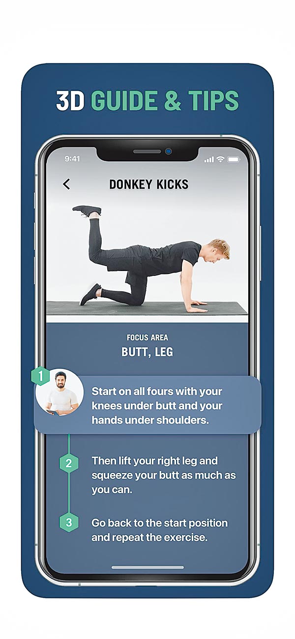 30 Day Workout at Home　现代人日常生活时间紧迫，连做运动都希望有效率的话，不妨考虑这款APP，其提供每天7分钟可在家中徒手进行的运动，能够定下个人的目标计画以外，还有详细的3D指示、撇步及音乐等，只要跟着画面及时间进行即可，还有饮食餐单可提供参考，以后运动就不再仅限于健身房的操练而已。