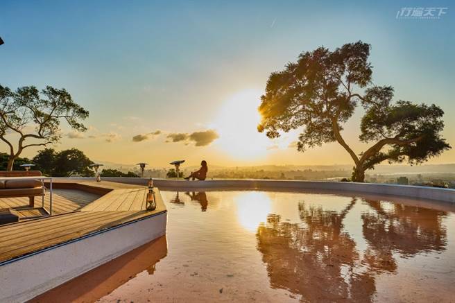 夕照下的 Drunkland 仙境梦幻如画。(图／行遍天下提供)