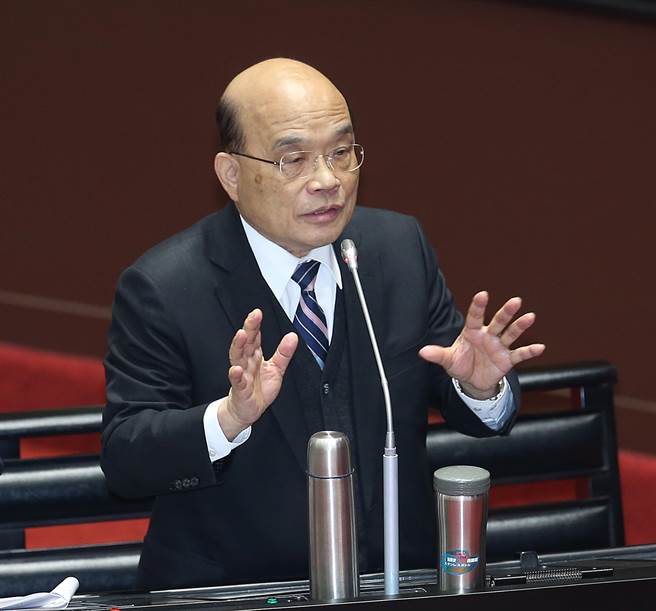 政院修房地合一税，苏贞昌解释：打炒房不是打房。（报系资料照）