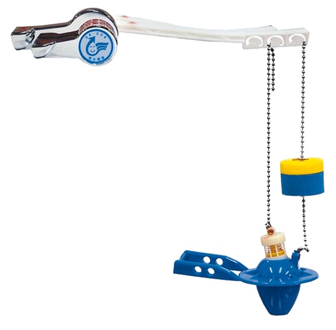 特力屋前压式马桶二段省水装置，259元。（特力屋提供）