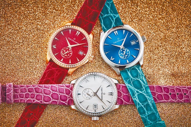 寶齊萊在婦女節檔期主打一款以愛為名的馬利龍自動日曆LOVE女表，藉此歌頌女人。（Carl F.Bucherer提供）