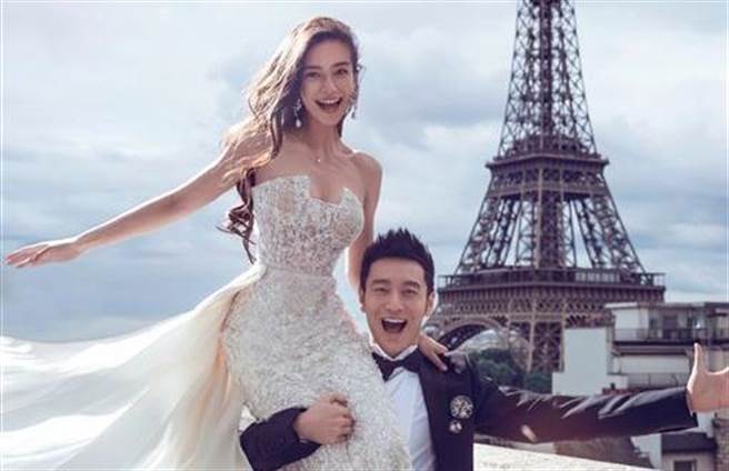 黄晓明和Angelababy婚变频传。(图/翻摄自微博)