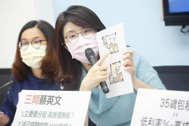 国民党团书记长郑丽文表示，王定宇放着不用钱的大安会馆不去住，却要去分租房间，而且还含有早餐、交通接送，她直问，这是否含税，是税前价格，还是税后价格？(中时资料照)