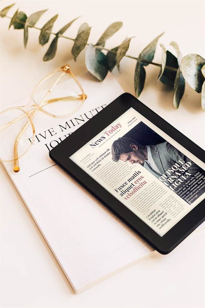 （E Ink Kaleido Plus透過色彩顯示提升電子書的購買與閱讀體驗。圖／元太）
