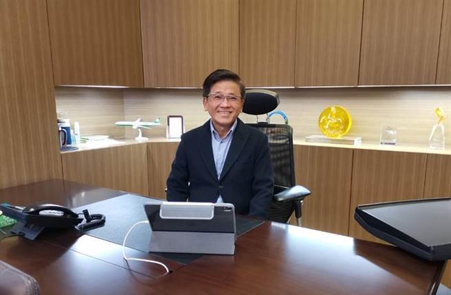 （顏益財認為，即使到明年，貨櫃船運市場都還會有不錯表現。圖／張佩芬）
