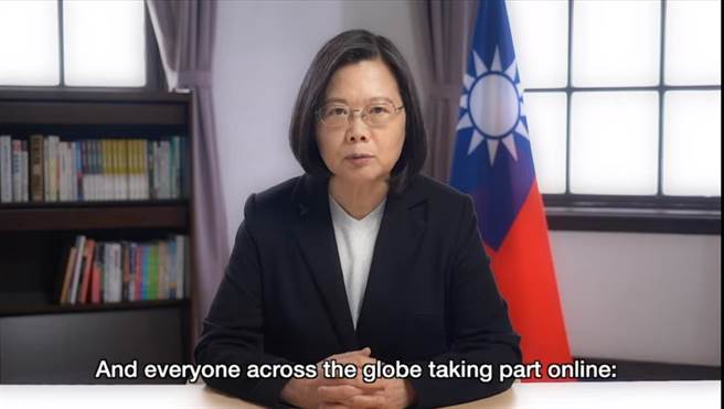 蔡英文总统开幕致词（总统府提供）