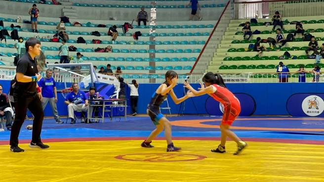 110年金德杯全国小学生角力锦标赛。（台中市政府提供）