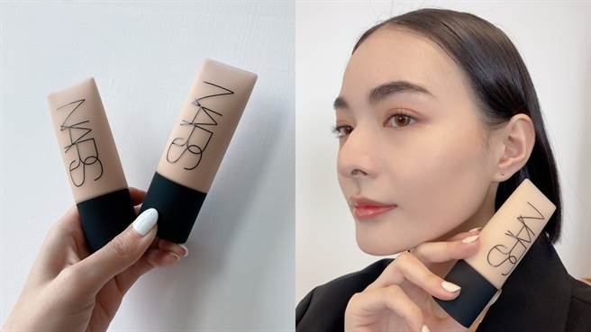 NARS推出全新极雾柔光粉底露，可打造极雾遮瑕底妆，只在网路旗舰店贩售。（邱映慈摄）