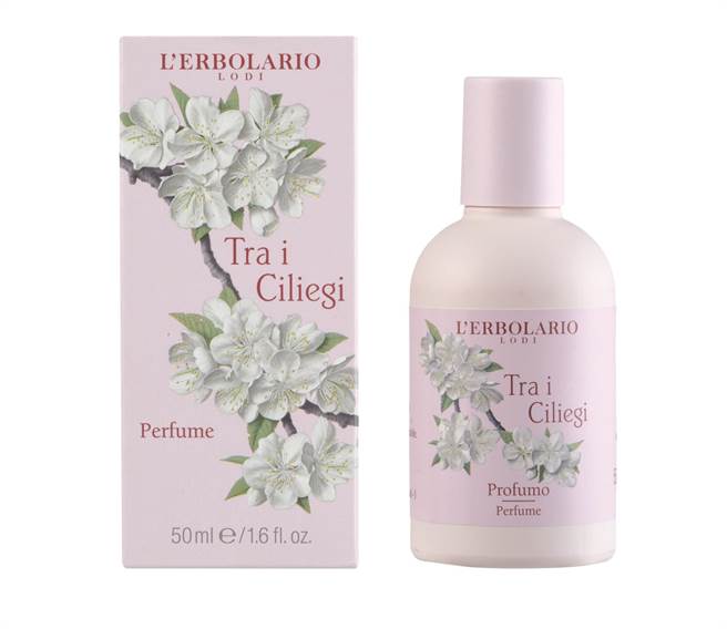 Global Mall新北中店的L’ERBOLARIO 粉嫩甜美樱花树香水，原价1800元，优惠价1080元。（Global Mall提供）