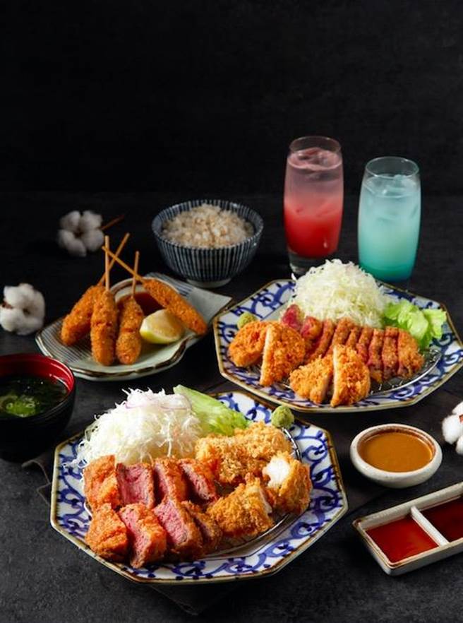 京站的京都胜牛推出花见双飨餐，特价1040元。（京站提供）