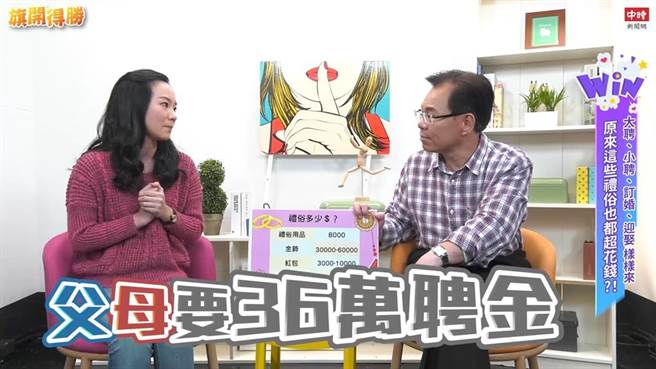 聘金是筹备婚礼过程中重要一关，一定要和双方家长谈好。（图／旗开得胜）