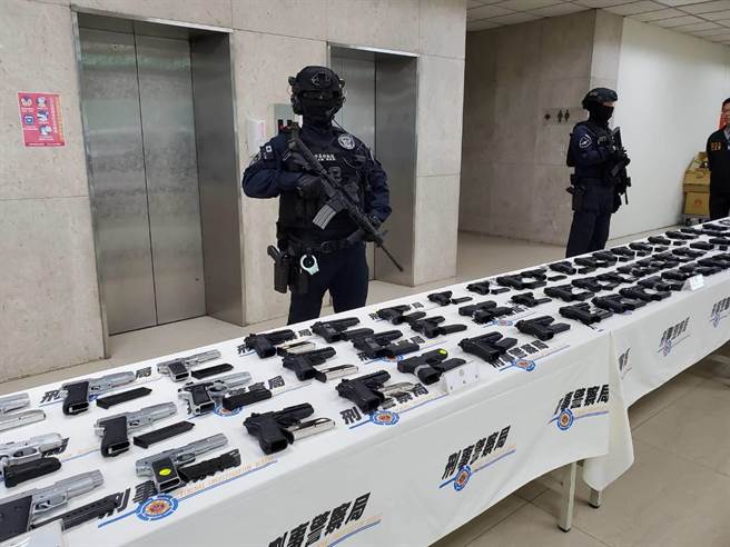 警政署表示將貫徹「槍械零容忍」立場與決心，持續掃蕩黑槍。(林郁平攝)