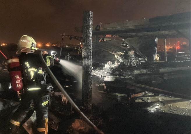 澎湖環保志工「金合全66號」船舶縱火案，地檢署偵結起訴。（消防局提供／陳可文澎湖傳真）