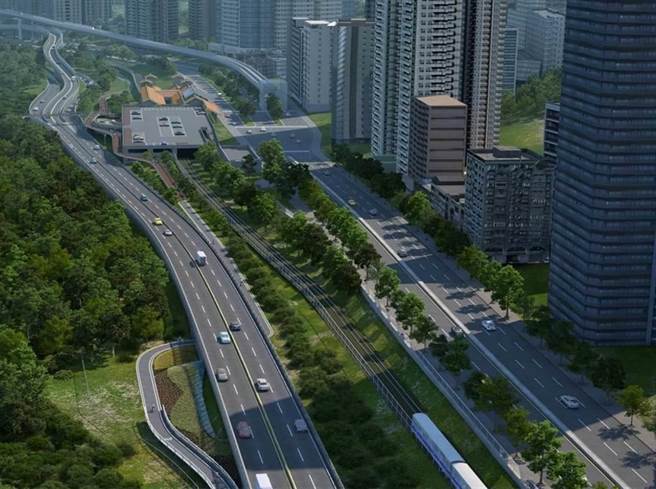 淡北道路示意图。（本报资料照片）