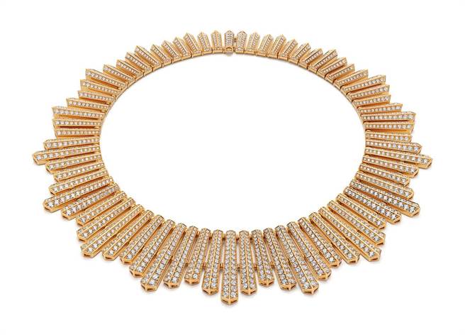 宝格丽BAROCKO系列钻石项炼，约1046万元。（BVLGARI提供）