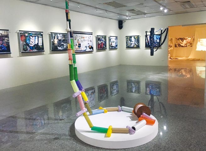 藝術家康雅筑「對蹠點」個展。圖／靜宜大學提供