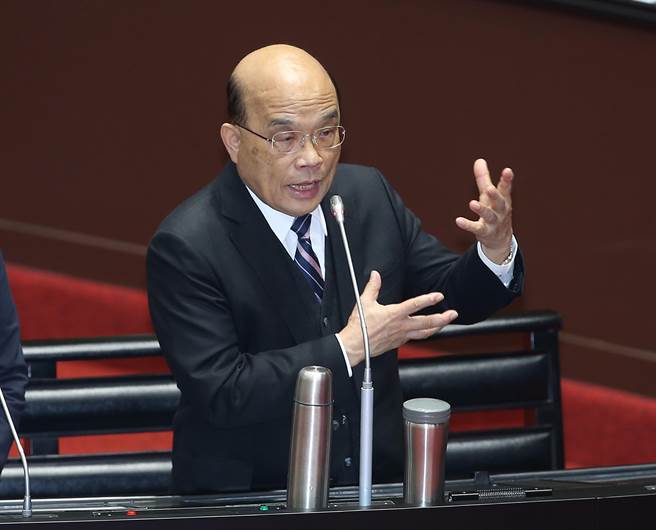 又推給馬政府，蘇貞昌：核四是馬政府封存的，馬政府也處理不了核廢料問題。（報系資料照）