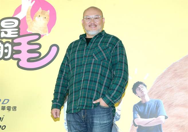 劉亮佐歷經老婆趙小僑小產後，12日首度後面出席《都嘛是你的毛》首映記者會。（粘耿豪攝）