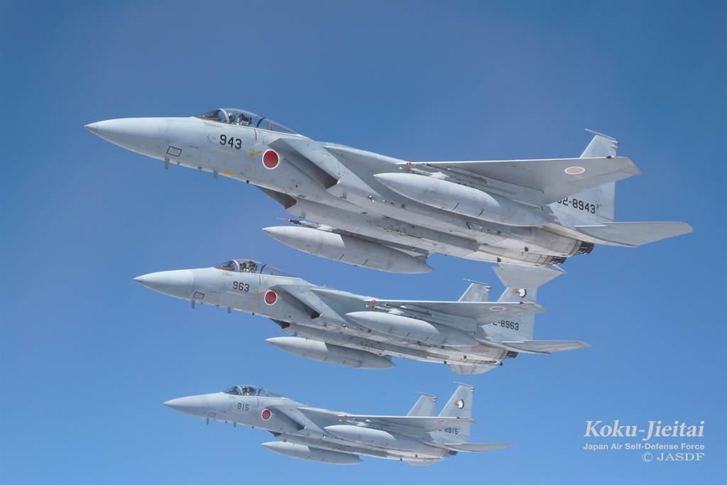由于费用大增让日本吃不消，美日防长预计于16日的会谈中，当面讨论F-15J战机的升级事宜。（图/航空自卫队）(photo:ChinaTimes)