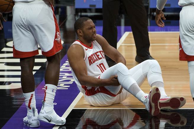 火箭後衛艾瑞克戈登將因腹股溝拉傷至少缺席4到6周。(美聯社)