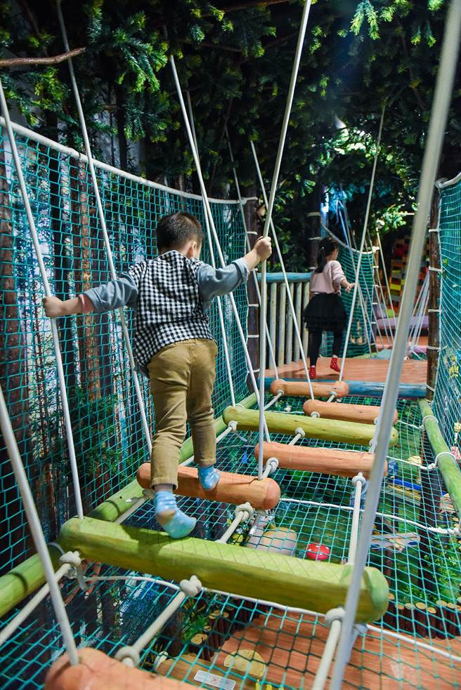 木育森林。（丽宝Outlet Mall提供／陈淑娥台中传真）