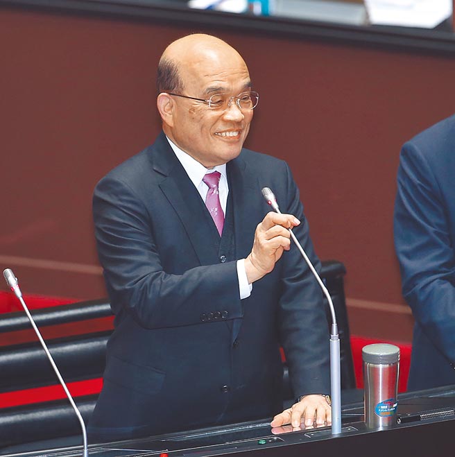 行政院長蘇貞昌。（姚志平攝）