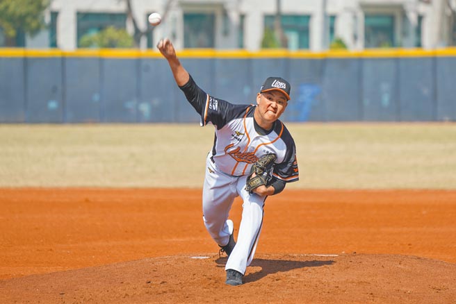 统一狮小将古林睿炀将成为中职开幕战最年轻先发投手。（统一狮提供）