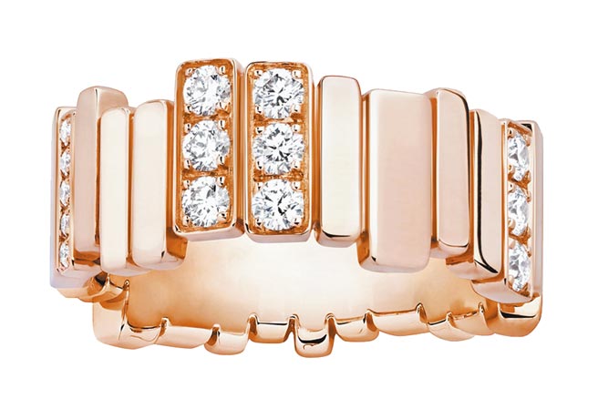 Gem Dior玫瑰金戒指，31萬5000元。（Dior提供）