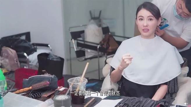 张柏芝展现正能量，向女性喊话。（图／取材自张柏芝微博）