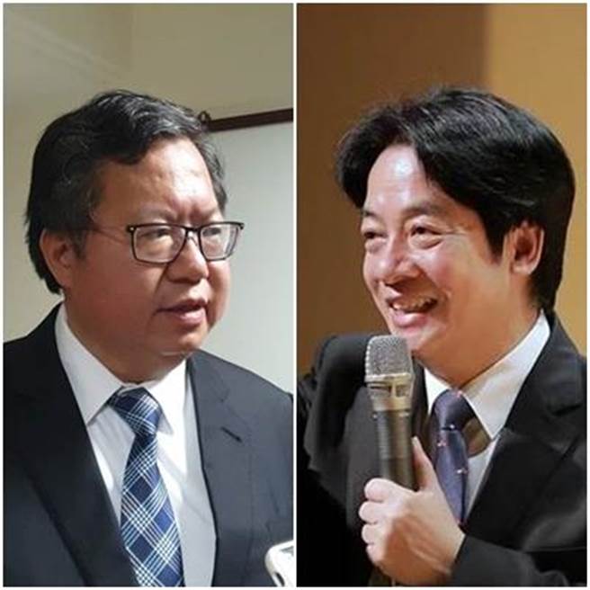 桃園市長鄭文燦（左）、副總統賴清德（右）。（資料照片合成）