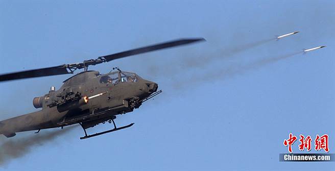 韓國陸軍的AH-1S眼鏡蛇。(圖/中新網)