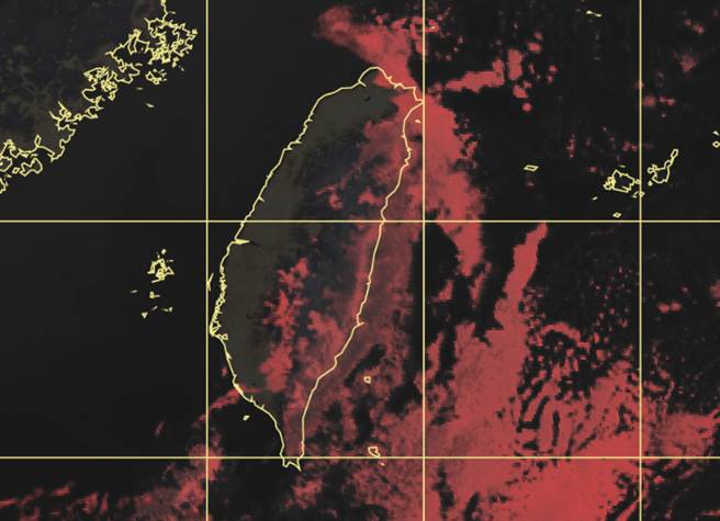 東北季風減弱，未來一周天氣穩定、空氣品質不佳。（中央氣象局提供）